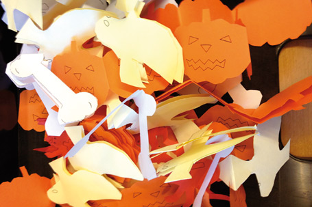 Halloween Papierketten
