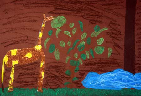 Giraffe von Finchen (7 Jahre) - kikunst.de