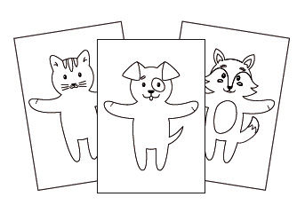 Geschenk-Tiere basteln mit Kindern