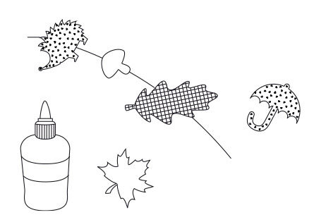 Herbst-Papierketten basteln mit Kindern