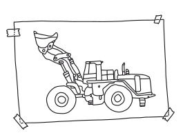 Tracing - Baufahrzeuge - Anleitung