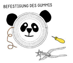 Witzige Tiermasken aus Papptellern basteln