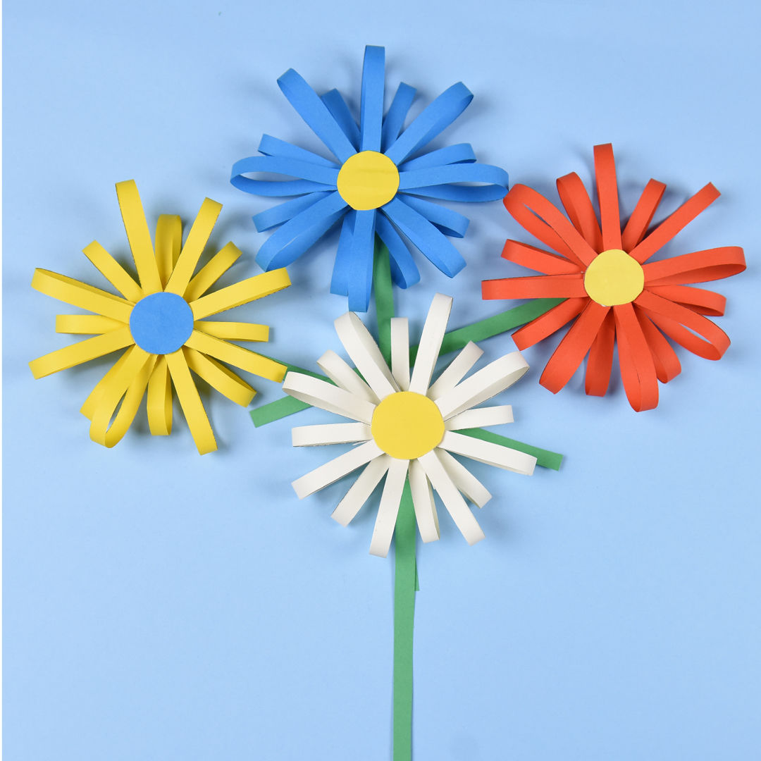 Erstes Basteln - Papierblumen PDF