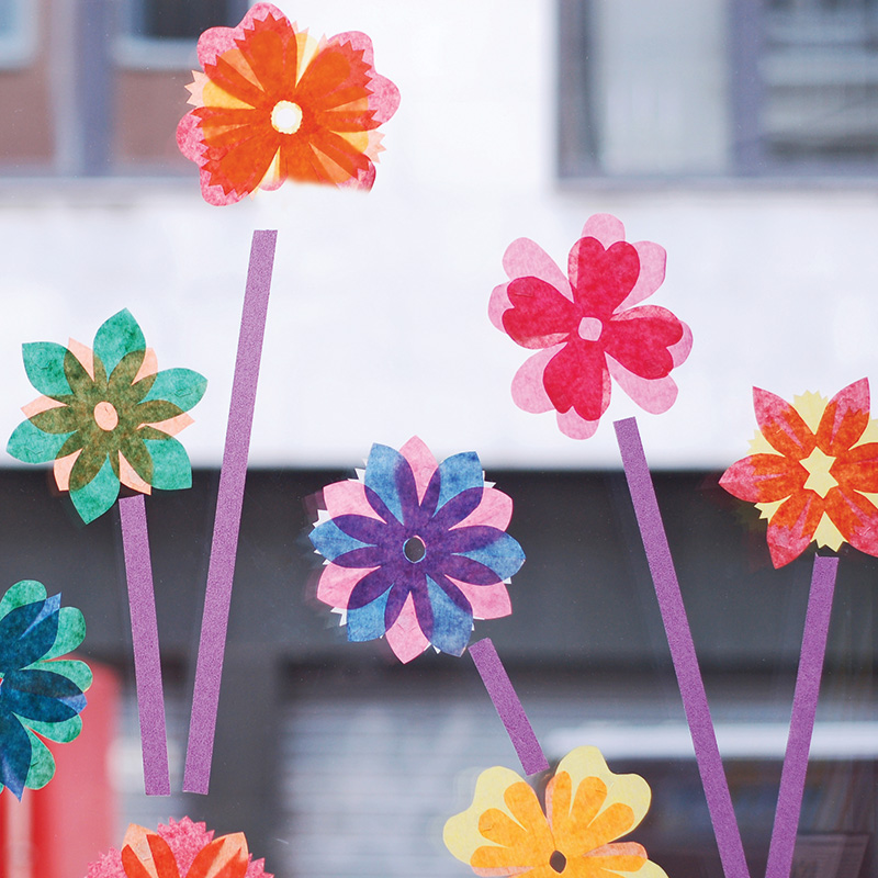 Flower Power & Symmetrie – Kirigami-Blumen einfach gemacht!