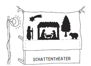 Schattentheater - Weihnachtsgeschichte - Anleitung
