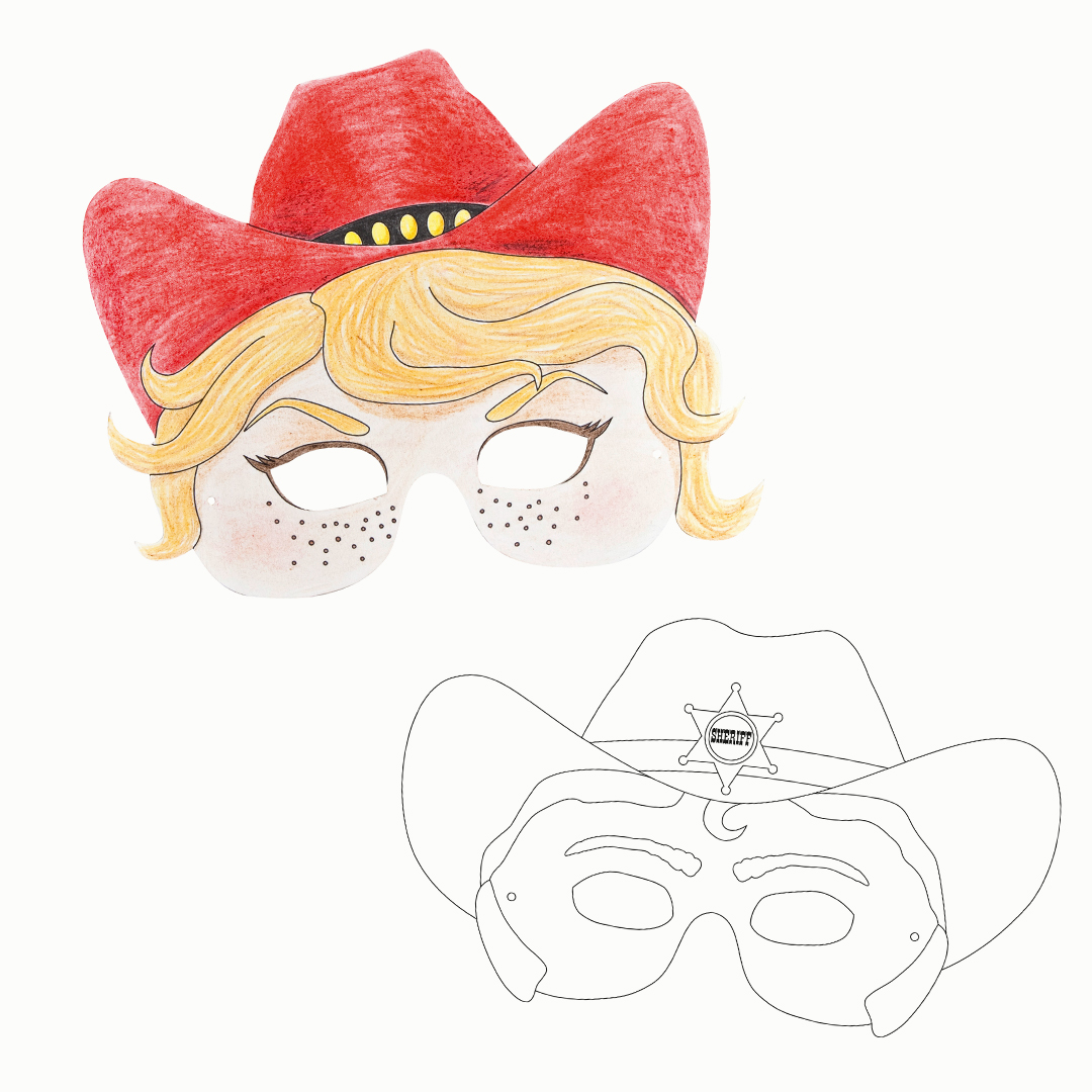 Kindermasken Abenteuer, 6-er Set