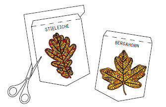 Wimpelketten basteln für den Herbst