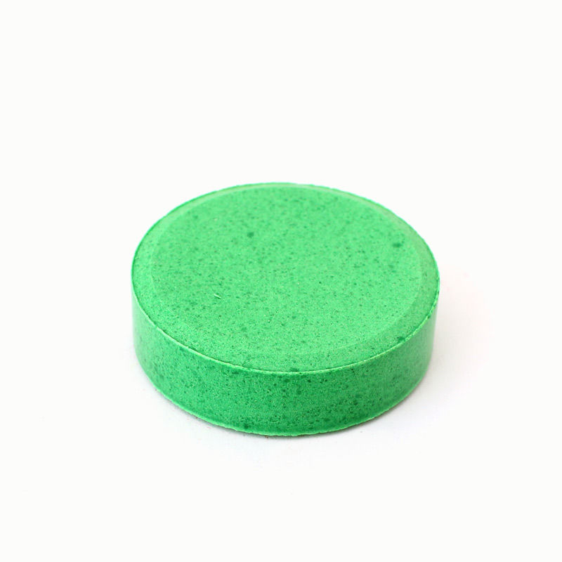 Tempera-Puck 55 mm, weiß Neongrün