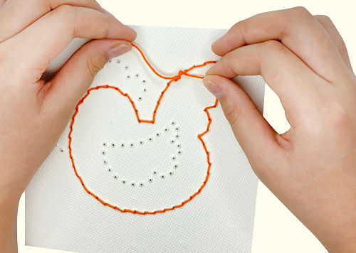 Anleitung Ostern-Stickbilder