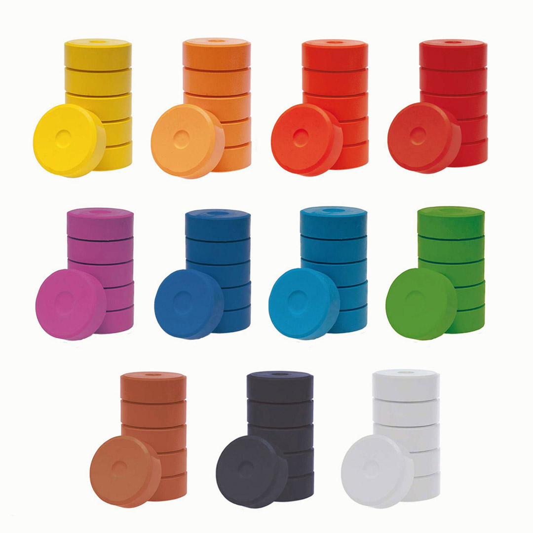 Tempera-Pucks 55 mm, 6er Pack