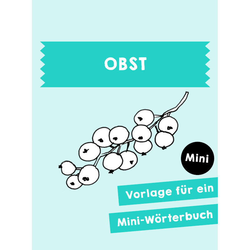 Homeschooling - Minibuch Obst PDF