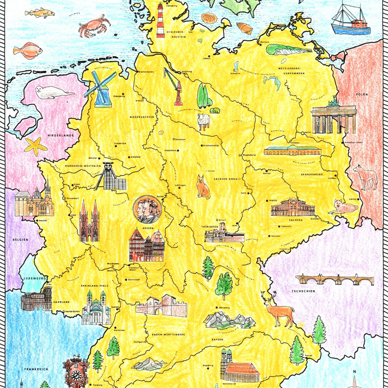 Deutschlandkarte PDF
