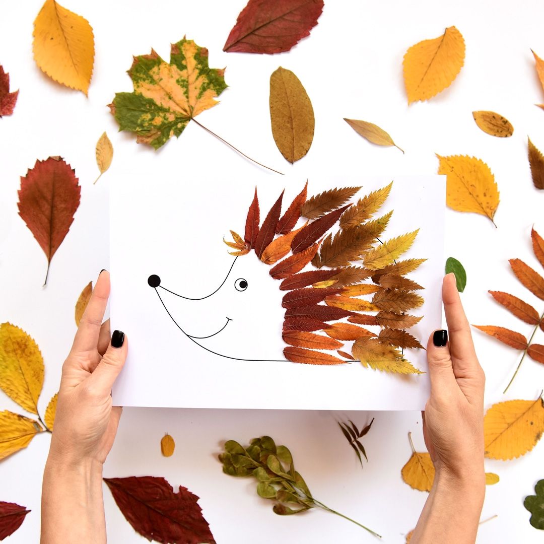 Wie man Herbstblätter-Tiere macht