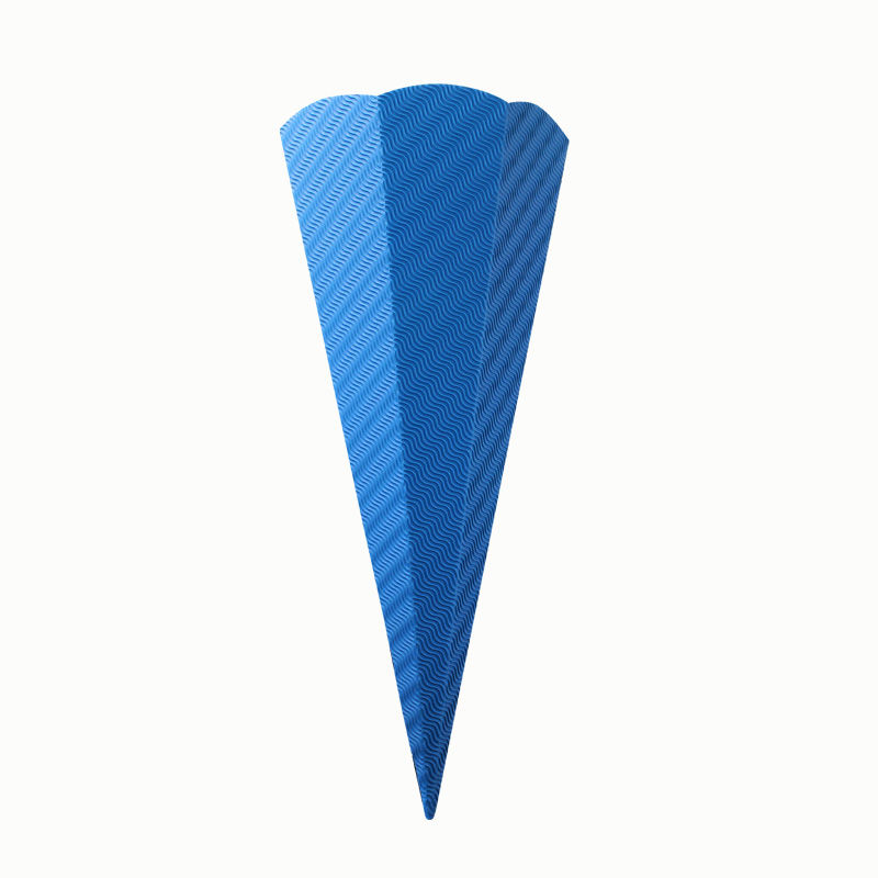Schultüten 3D-Wellpappe, grün Blau