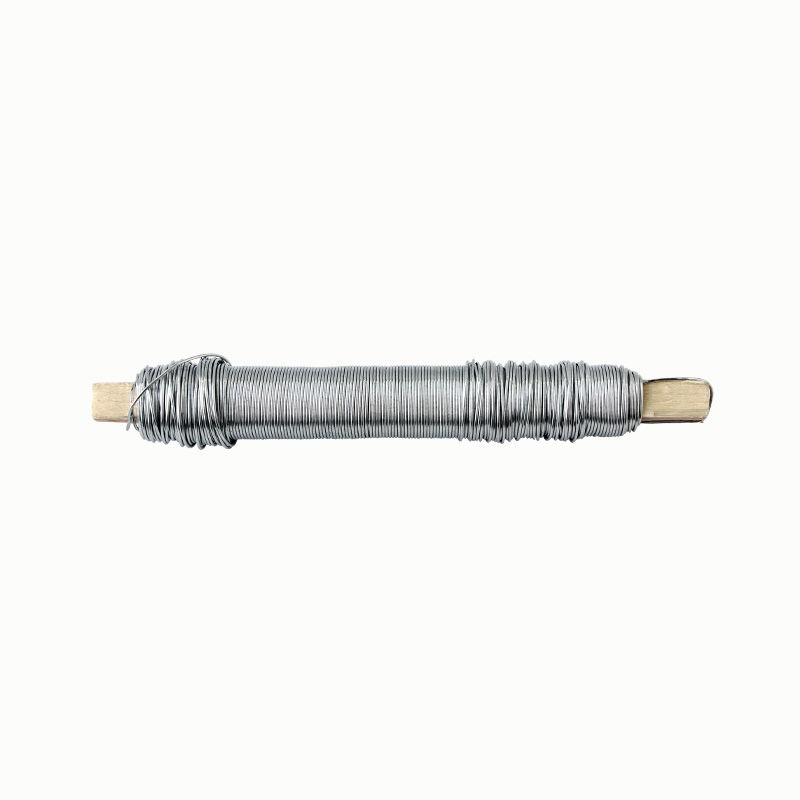 Blumendraht, 30 m Spule, verzinkt