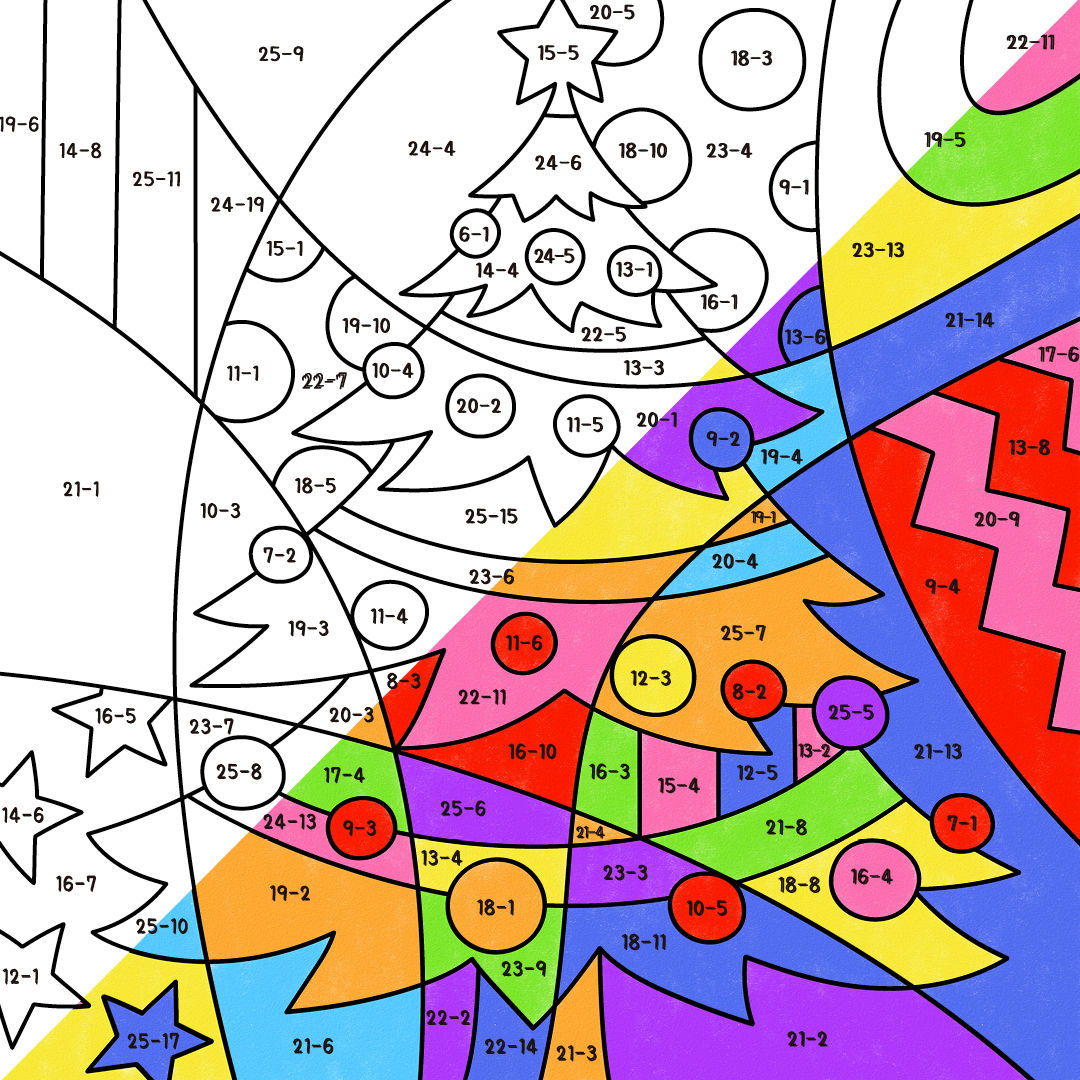 Pop-Art - Math: Christmas