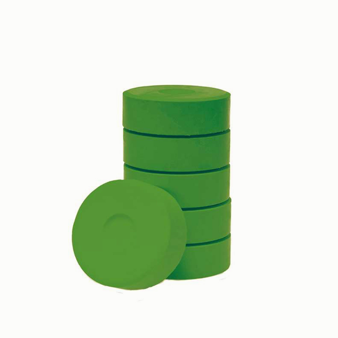 Tempera-Pucks 55 mm, 6er Pack, mittelblau Grün