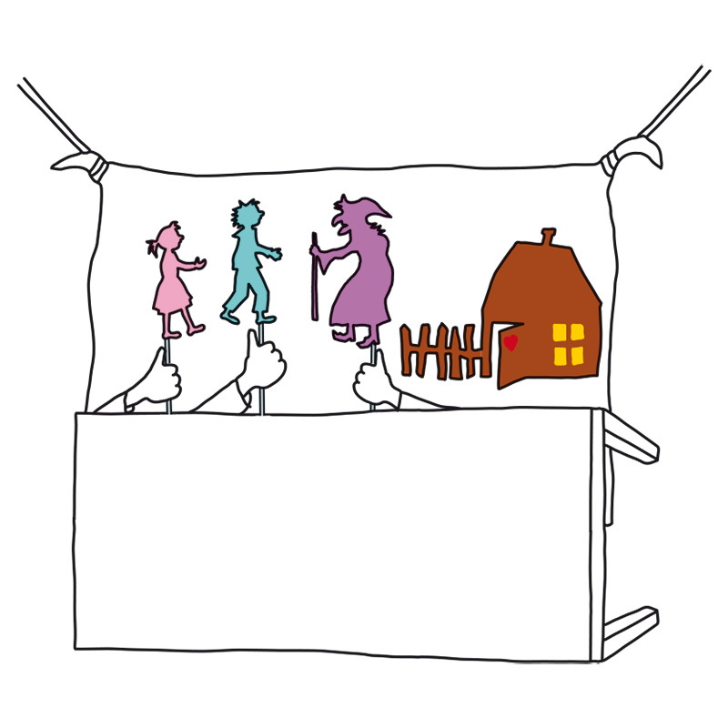 Schattentheater - Hänsel und Gretel