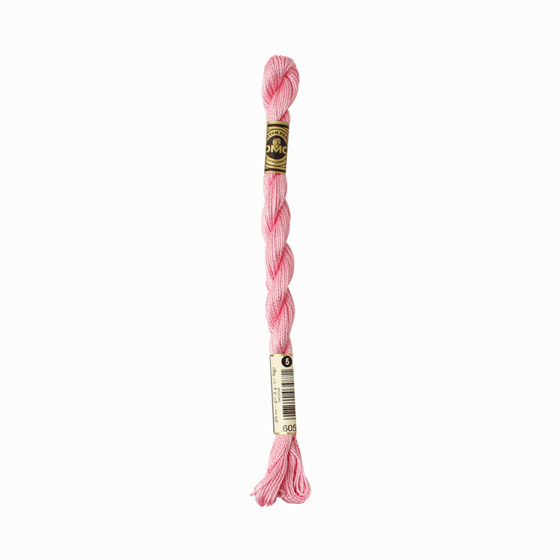 Perlgarn, gelbgrün Rosa