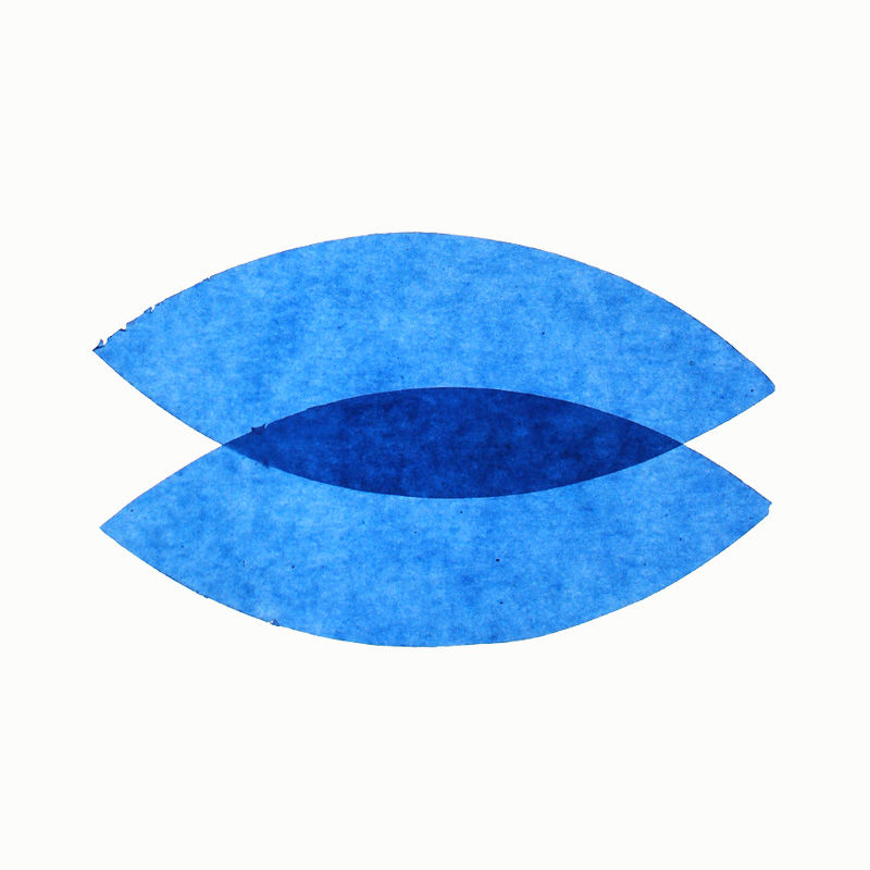 Transparentpapier, 25er Pack, hellgrün Blau