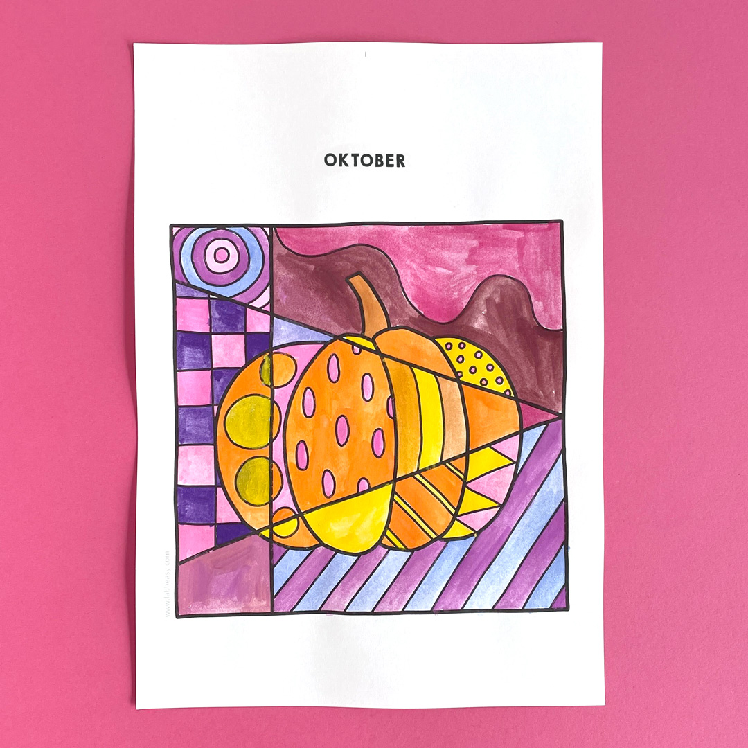 Pop-Art Monatsblätter PDF