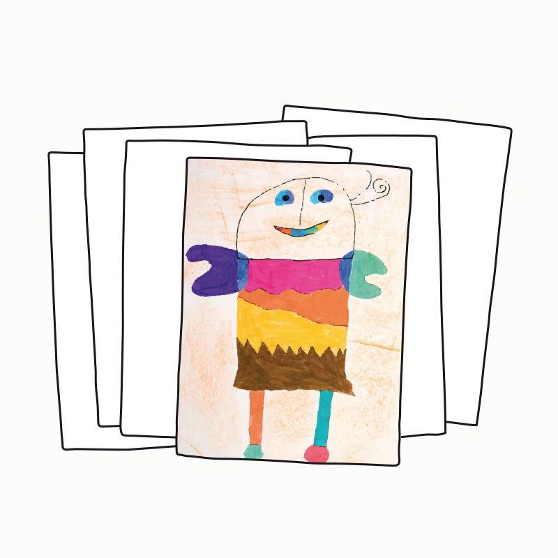Zeichenblockpapier, 250 Bogen, DIN A2