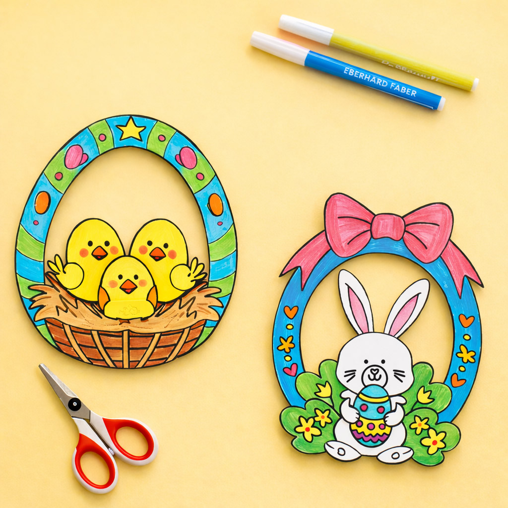 Osteranhänger Klappschnitt PDF