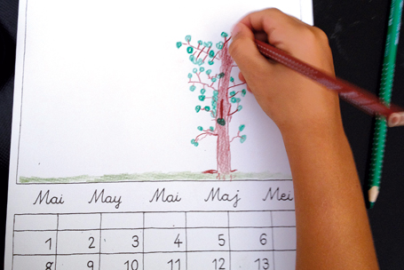 Neues Schuljahr, neuer Malkalender