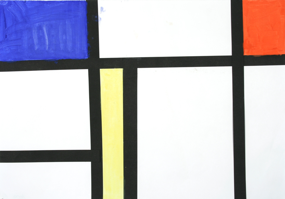 Malen wie Mondrian von Anna (9)