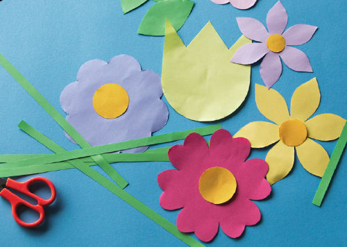 Anleitung - Blumen-Fensterbild