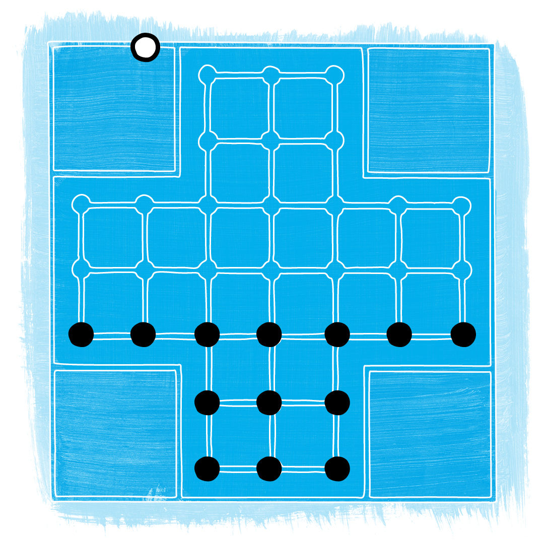 Fuchs und Gänse - Mathematisches Brettspiel