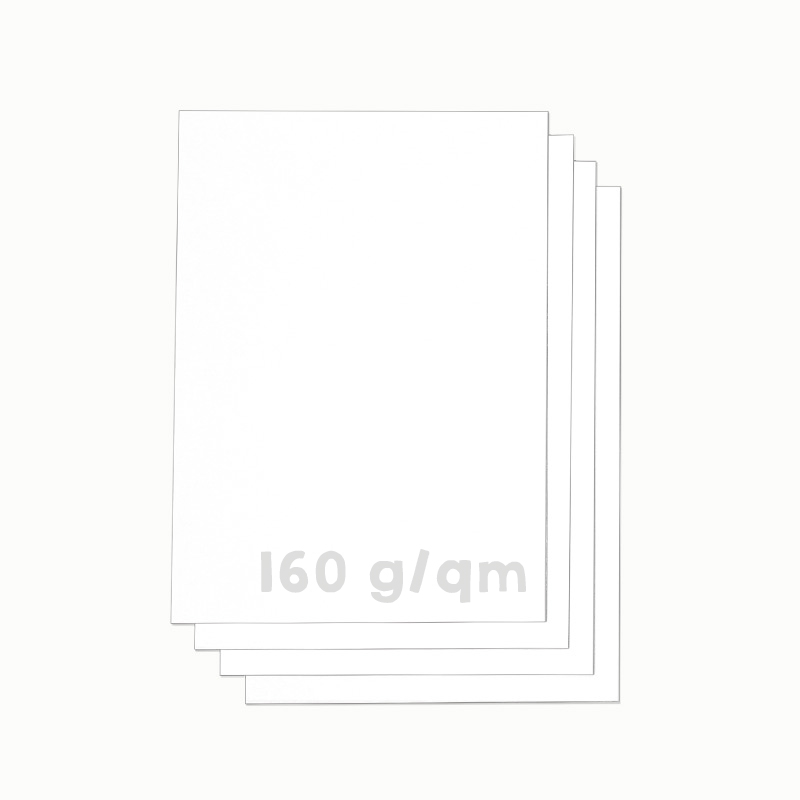 Druckerkarton weiß, 160 g/qm, 35 Blatt