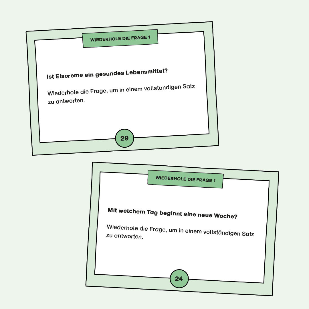 Formulier mal! Wiederhole die Frage 1 PDF