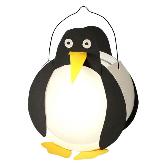 Trommellaternen-Tiere - Pinguin
