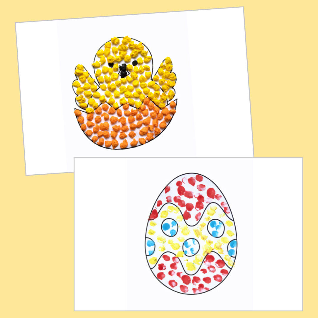 Schnipseln, Malen, Kleben - Ostern PDF