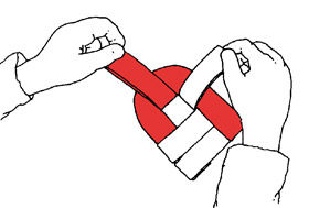 Flechtherzen Anleitung
