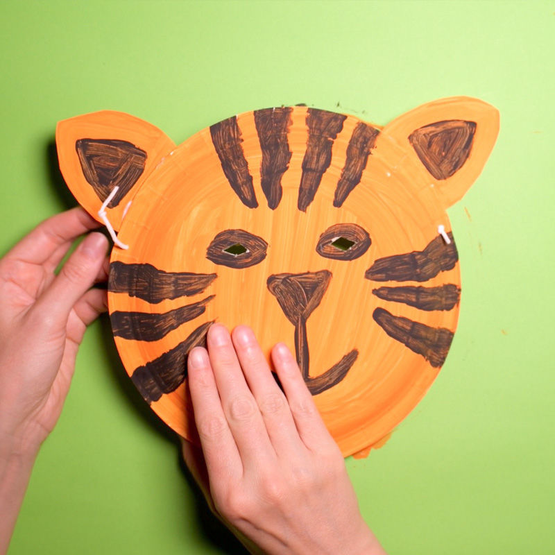 Paper Plate Animal Masks