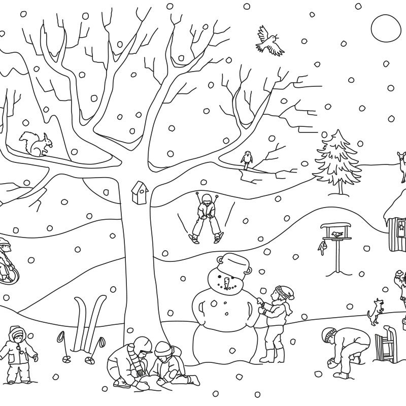 Wimmelbild - Winter PDF