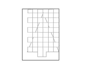Tannenbäume aus Papier flechten