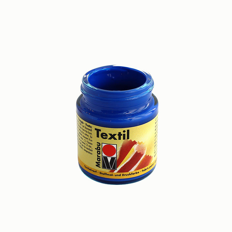 Stoffmalfarbe 50 ml, kirschrot Mittelblau