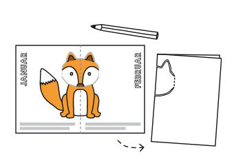 Anleitung - Pop-Up Kalender basteln