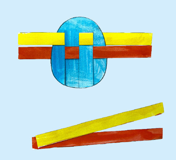 Flechthasen und Flechtküken basteln für Ostern