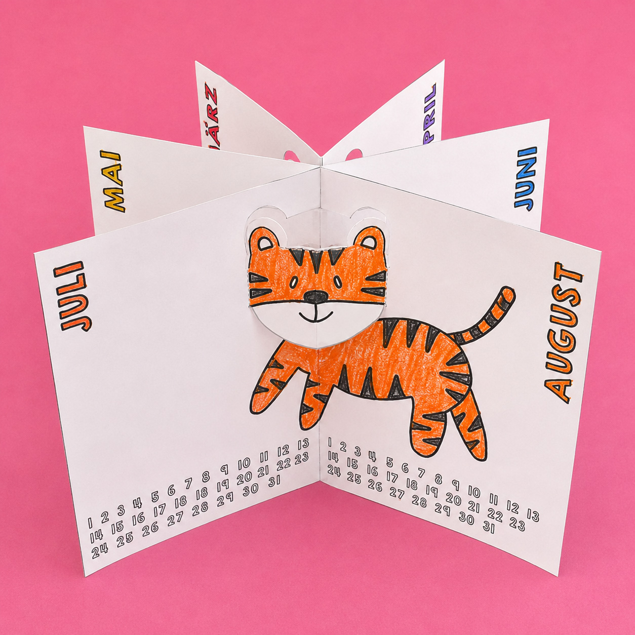 Pop-Up Kalender PDF