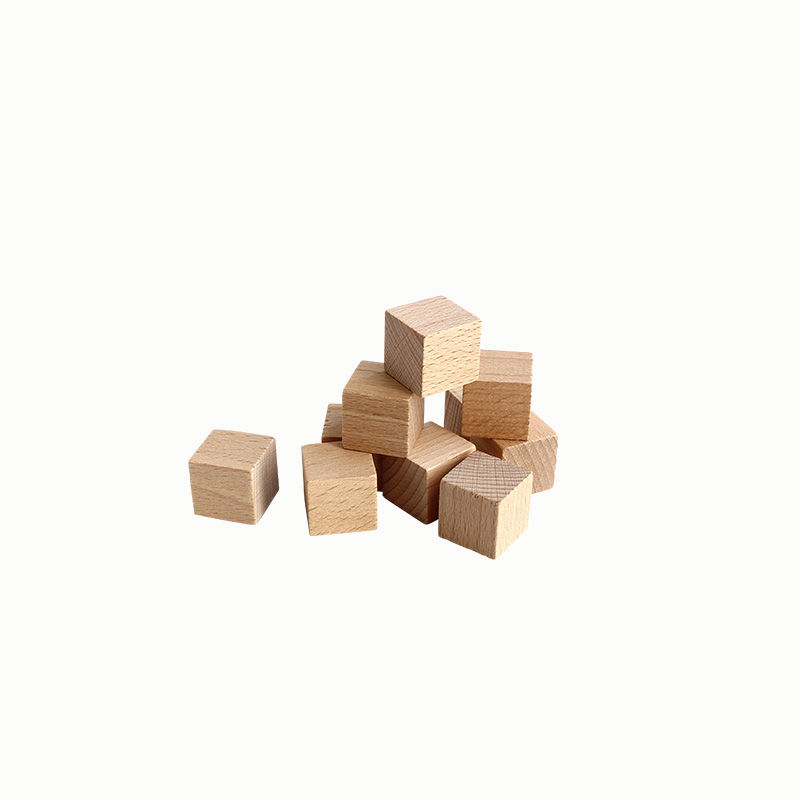 Holzwürfel, klein, 10 Stück