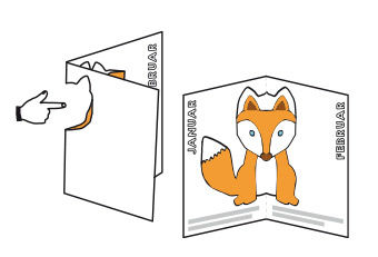 Anleitung - Pop-Up Kalender basteln