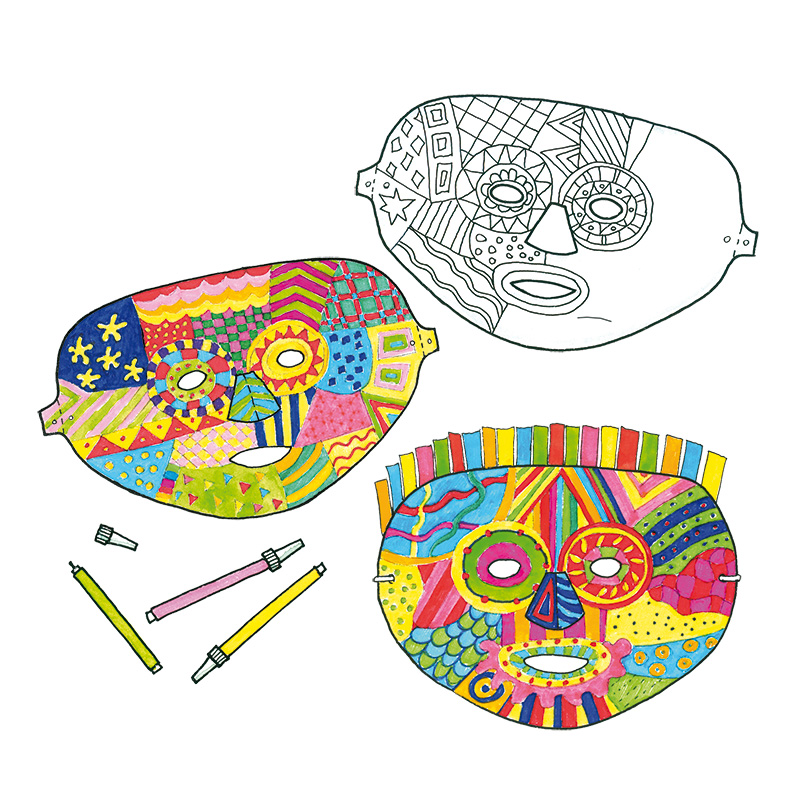 Doodle Masken