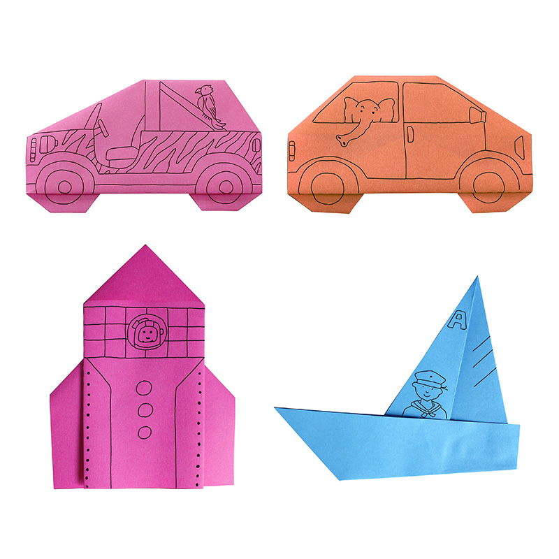 Origami-Fahrzeuge