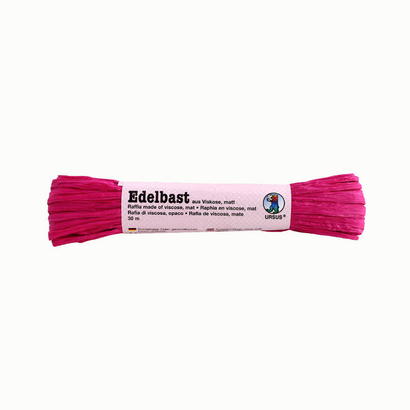 Bast, 30m Strang, dunkelblau Pink