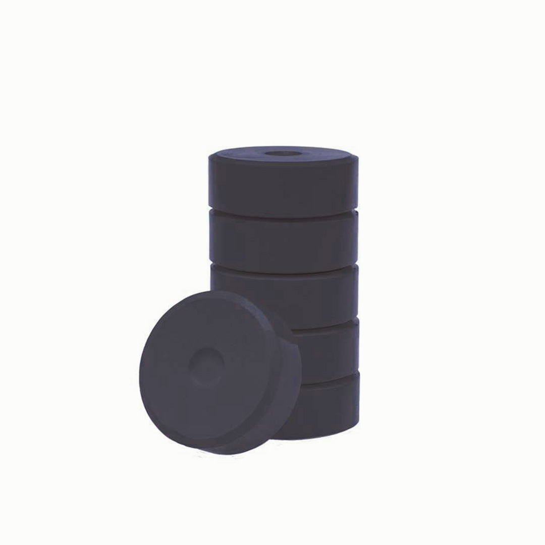 Tempera-Pucks 44 mm, 6er Pack, gelb Schwarz