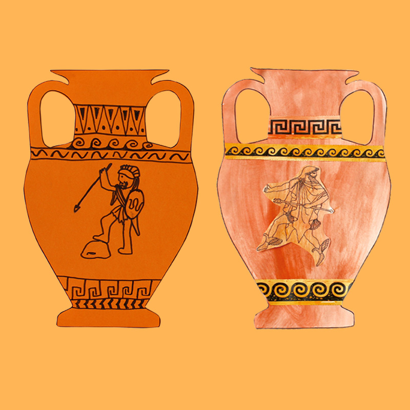Wie man eine eigene griechische Vase im Stil der Antike gestaltet